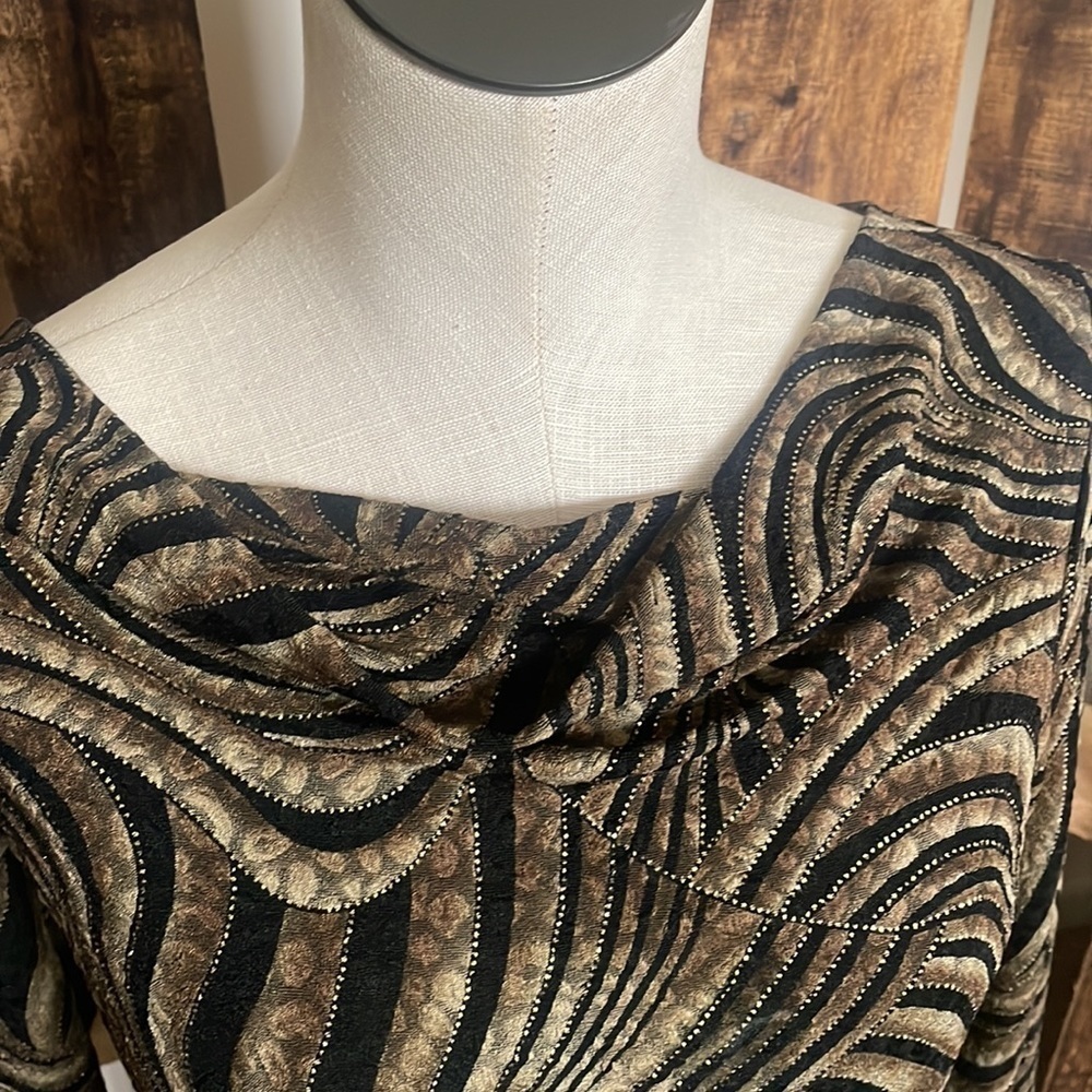 Birch Hill blouse modern woman black top Size Small - Picture 4 of 6